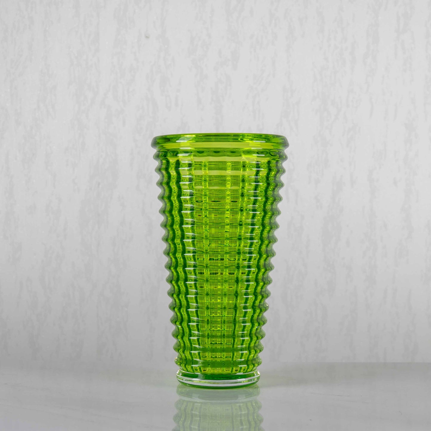 Vase ovale Baccarat Vert