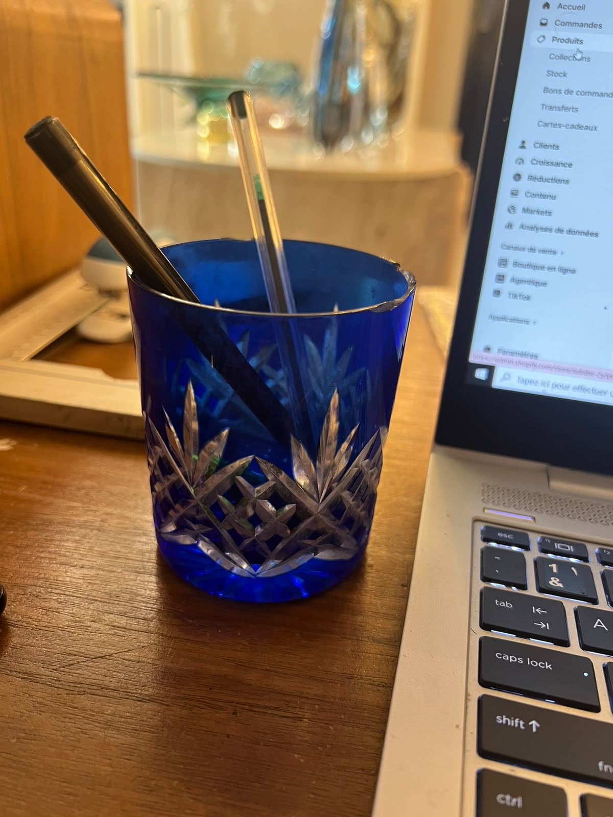 VASE EN VERRE TES1
