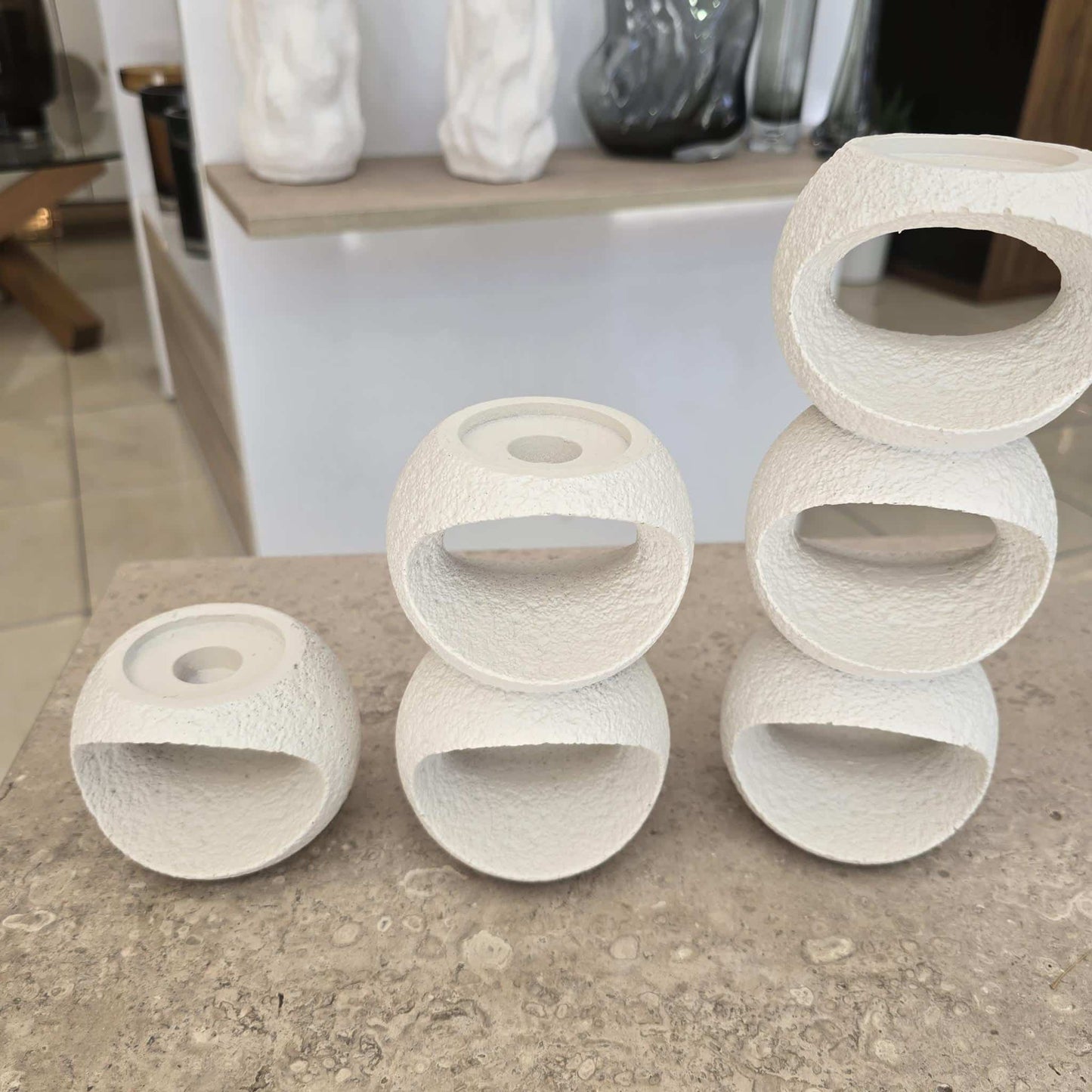 Trio Liv Blanc 178/4-5-6