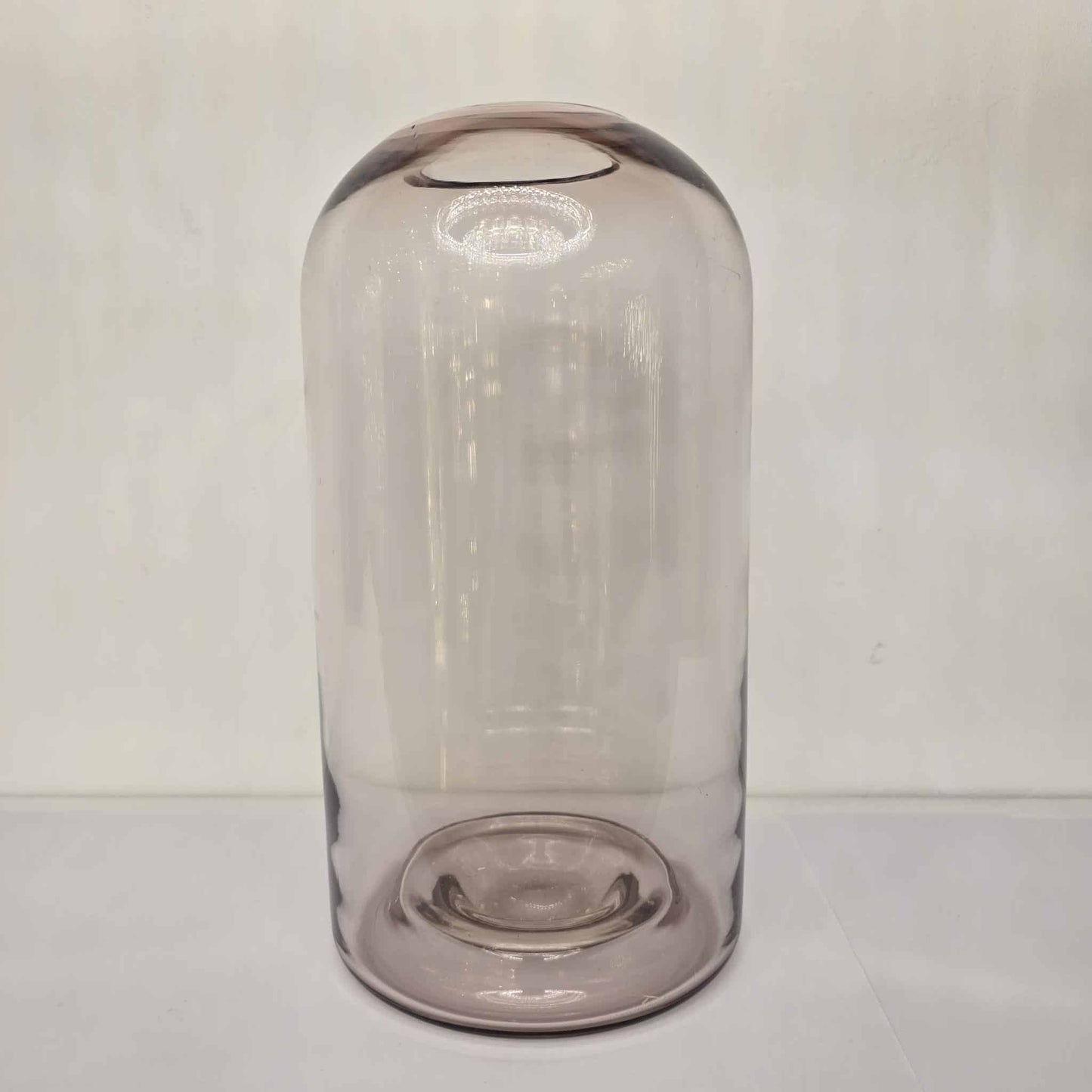 Vase en verre rose 361-15