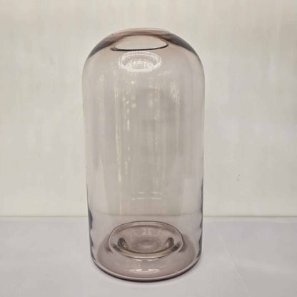 Vase en verre rose 361-15