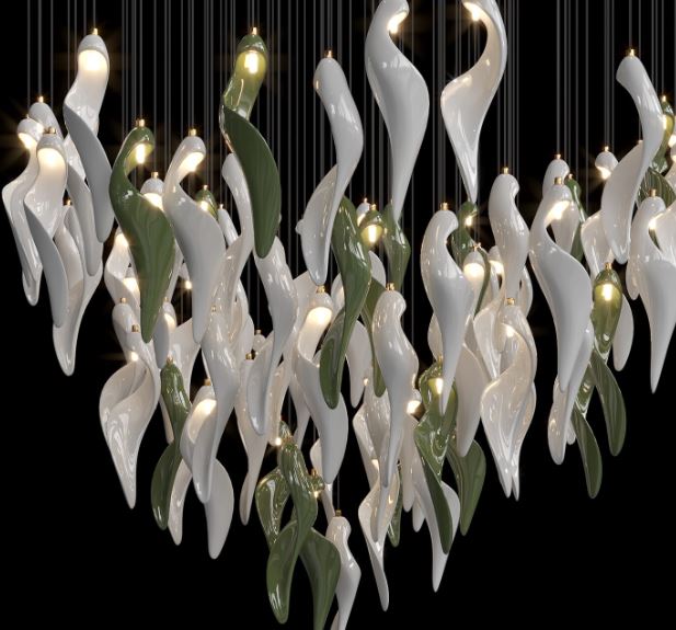 Luminaire fil à fil réalisation 48