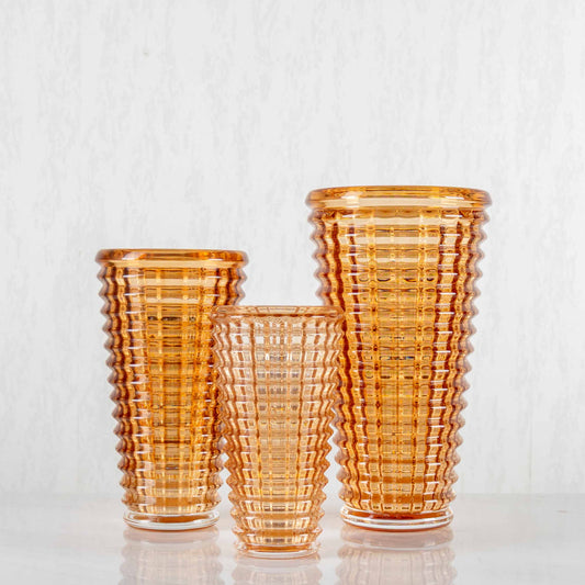 Vase ovale Baccarat Amber