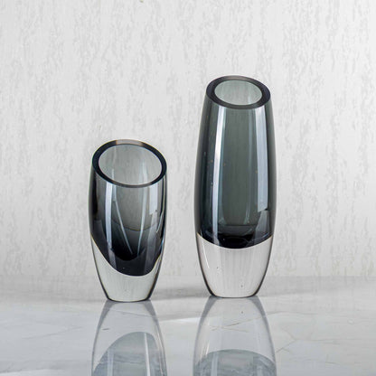 Duo en verre noir transparent  A200 105/106
