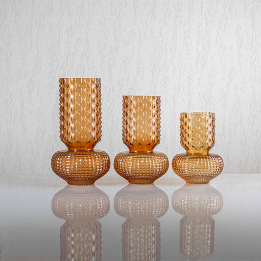 Vase en verre 374-7/8/9