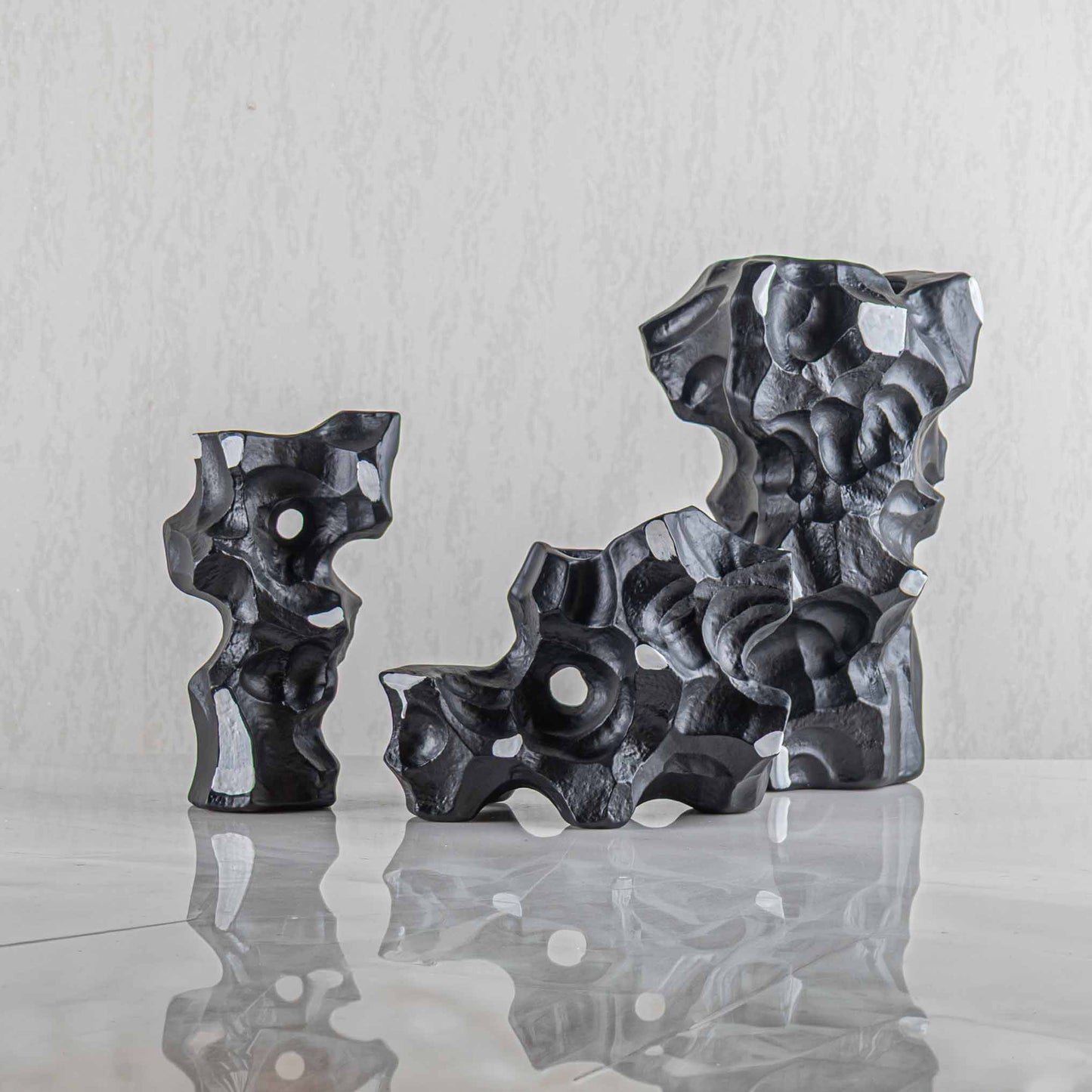 Vases en céramique 843-5/6/7