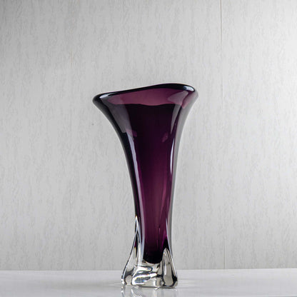 Vase en verre D46B