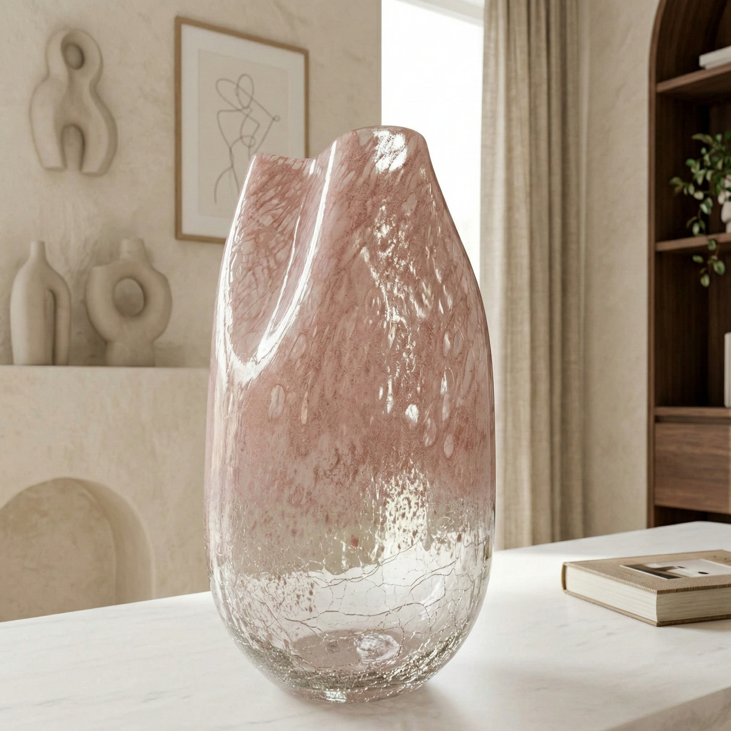 Vase en verre