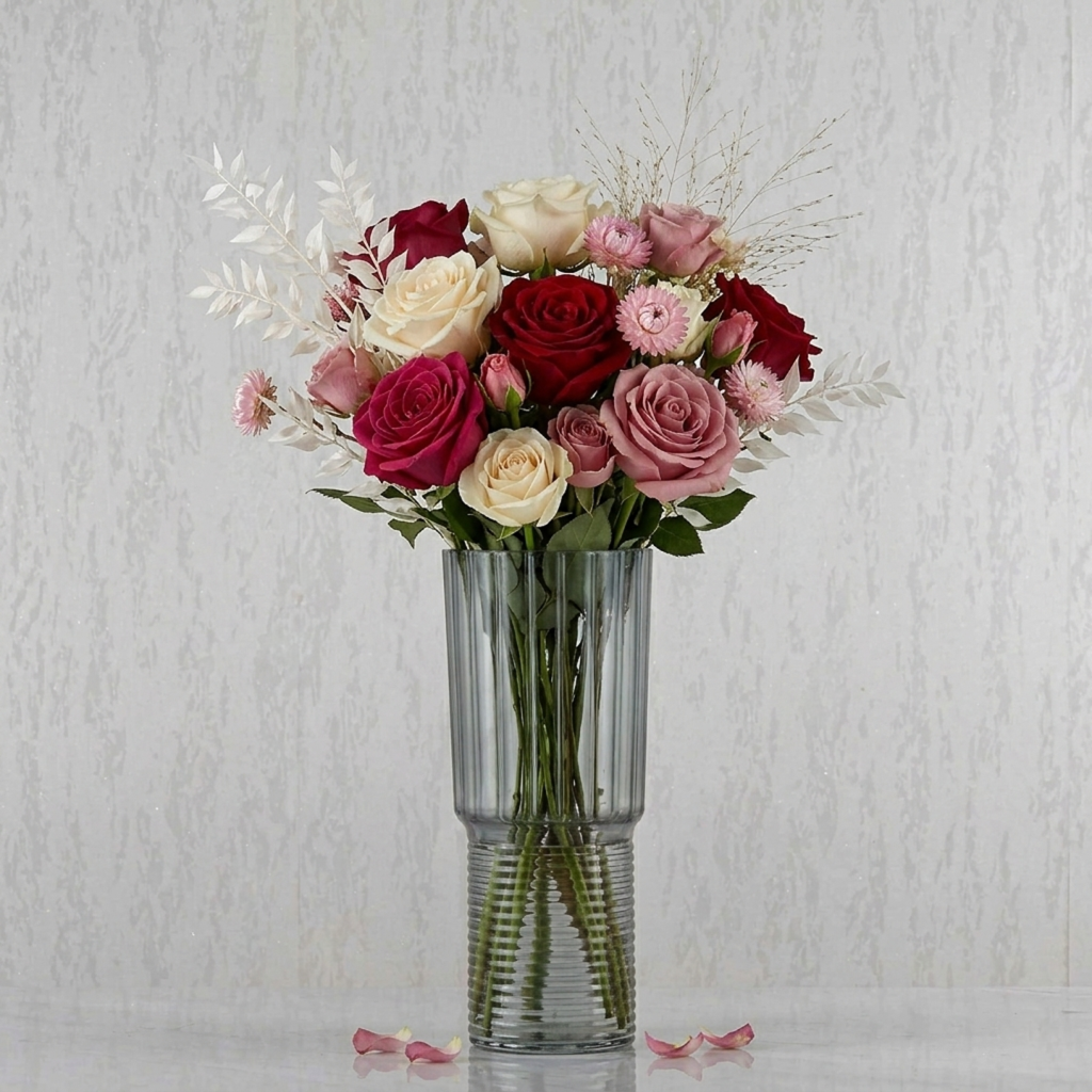 Vase en verre 175/6-7